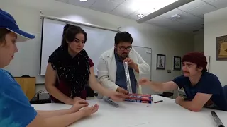 Dropping a Magnet Through a Cut Aluminum Foil Cylinder