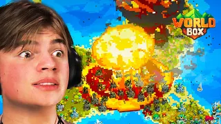 I Started A Zombie Apocalypse Then Blew it All Up - Worldbox