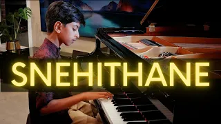 Snehithane - Chupke Se Piano Cover by Ashwanth Franklin