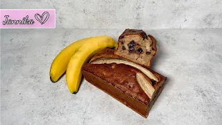 Klassisches, saftiges Bananenbrot - ganz schnell und einfach selbst machen 🍌🍞