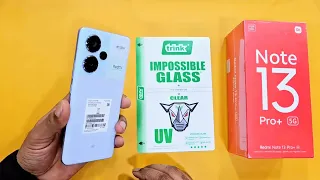 Redmi Note 13 pro plus UV Glass | without liquid | Best tempered glass