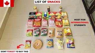 WHICH FOOD ITEMS TO TAKE FROM INDIA TO CANADA 2021 || CANADA PACKING TIPS FOR INTERNATIONAL STUDENTS