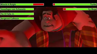 Wreck-It Ralph (2012) Final Battle with healthbars