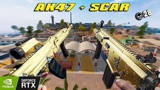AK47 + SCAR 28 kill Shutter island random squad Blood strike max graphic rtx 2060