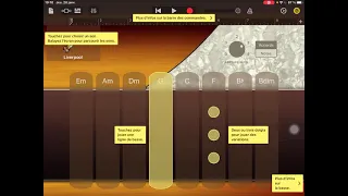 Démo trame sonore sur le pouce avec garage band