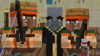 Villager vs Pillager and Wandering Trader Life 1 - Minecraft Animation