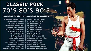 Queen, Bon Jovi, Steelheart, U2, The Police, ACDC, Metallica - Classic Rock Songs 70s 80s 90s