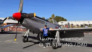 CLIVE STIRLING'S / DADS 76TH BIRTHDAY - FLYING IN THE P-51D MUSTANG WAR BIRD