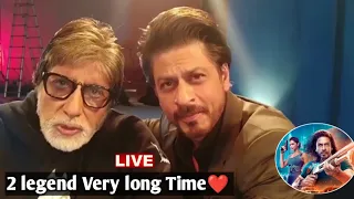 Bollywood 2 Legend Very long Time Shahrukh khan & Amitabh Bachchan love Moment❤️ SRK Pathaan