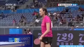 Ding Ning VS Zhu Yuling - Highlights - China National Games 2017
