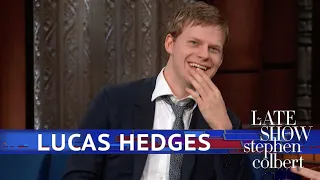 Lucas Hedges And Stephen Loosen Their Collars