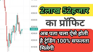 2लाख 52 हजार का प्रॉफिट | unlock option trading strategy