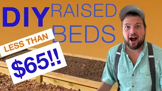 How I Build Inexpensive Raised Vegetable Garden Beds for Less Than $65!