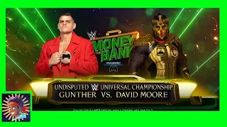 "King" David Moore vs "The Ring General" Gunther III | WWE Universal Championship