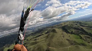 Tandem at Mission Peak - Golden Eagle, Low Saves, Clouds