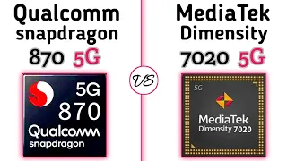 Qualcomm Snapdragon 870 vs MediaTek Dimensity 7020 || what's a better For Flagship Gaming !?