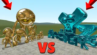 GOLDEN GARTEN OF BANBAN VS DIAMOND ALPHABET LORE in Garry's Mod!