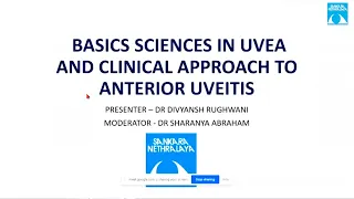 Basics Sciences in Uvea by Dr Divyash Rughwani, 04 Dec, 2020