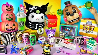 Abriendo SÓLO lo Color MIEDO SORPRESA 💜🖤🧡 Kuromi, FNAF, Rainbow Friends y MÁS - Hellomaphie en POPU