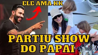 Andressa Suita e os FILHOS vão para SHOW do Gusttavo Lima em São Paulo e AGITAM a web