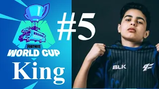 KING Fortnite Solo World Cup Highlight!!!