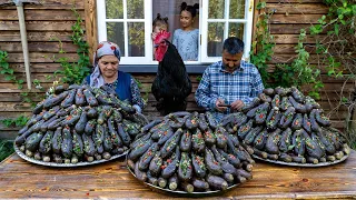 Savory Pickled Stuffed Eggplant Recipe 🍆