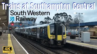 SWR services at Southampton Central (20th December 2023)