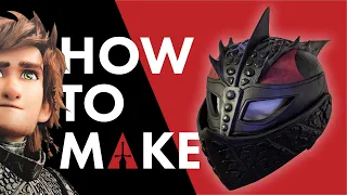 How to Make Hiccup Dragon Scale Helmet from HTTYD3