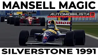 F1 1991 Mansell Magic | Automobilista 2 British GP Silverstone 1991/07/14 with Real Historic Weather