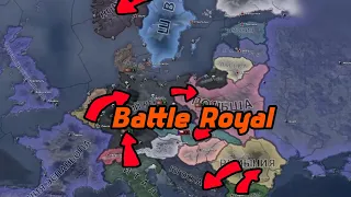 Battle Royale в Hearts of Iron IV Бой насмерть между странами. (Эксперимент)