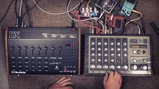 Processing Drum Machines with a 70s Boss KM-60 Mixer