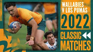 Wallabies vs Argentina | 2022 - Game 1 | Classic Matches