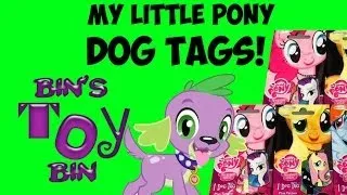 My Little Pony DOG TAGS Blind Bags from Enterplay! Opening & Review by Bin's Toy Bin