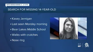 Police searching for missing, endangered 14-year-old Palm Beach County student