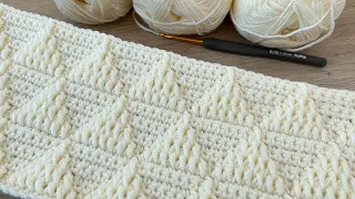 👌🏻💥wonderful💥 for blanket bags and sweaters / very easy crochet for beginners in crochet pattern