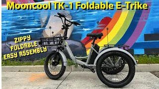 MOONCOOL TK-1 FOLDABLE E-TRIKE! (VERY ZIPPY AND FUN)