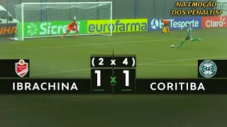 PÊNALTIS | Ibrachina x Coritiba | Melhores Momentos | Oitavas de Final Copinha 2024