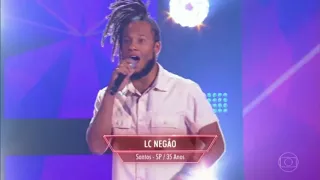 LC Negão canta   O Que Sobrou do Céu   The voice Brasil 02/08/2018