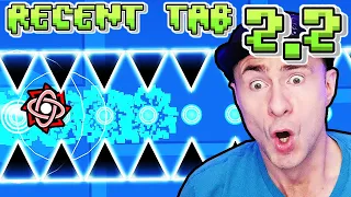 THE BEST RECENT TAB 100 LIFE CHALLENGE I'VE EVER DONE - Geometry Dash 2.2