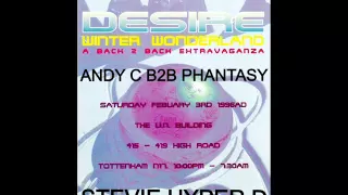 Andy C B2B Phantasy & Stevie Hyper D @ Desire 3rd Feburary 1996