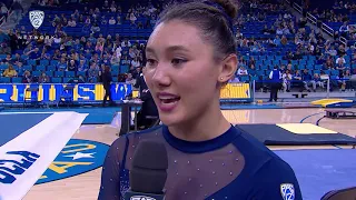 UCLA's Kyla Ross reflects on first perfect 10 on bars at Pauley Pavilion