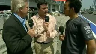 Lewis Hamilton interview - Nurburgring 2006