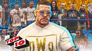 WWE Top 10 John Cena nWo Member Debuts (WWE 2K Custom Story)