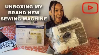 CE1125PRW Brother Sewing Machine Unboxing & Setup