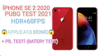 İPHONE SE 2020 PUBG TEST 2021 HDR+60FPS +(pil testi)