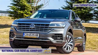 VW Touareg 2019/21 with built-in navi & automatic transmission | Review from Top Rent A Car Bulgaria