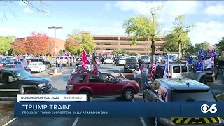 'Trump Train' parade drives through Henrico, Richmond