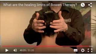 What are the healing limits of Bowen Therapy?