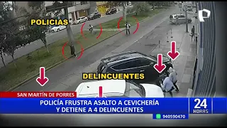 SMP: Capturan a delincuentes que intentaron asaltar una cevichería de la zona