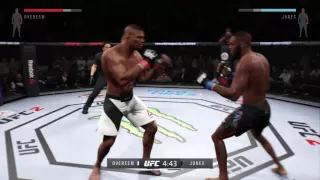 EA UFC 2 Online Overeem vs Jon Jones REEM is a BEAST